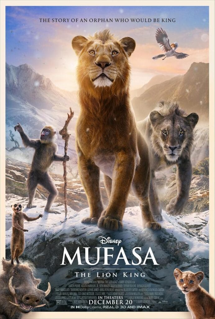 Mufasa The Lion King, new film releases Mufasa The Lion King, new film releases